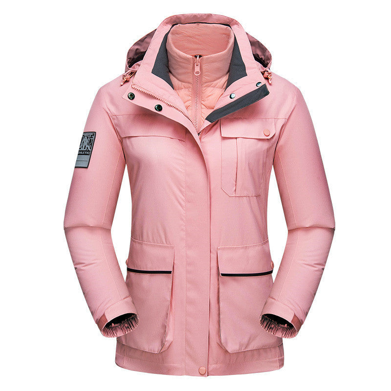 Men's and Women's Outdoor 3-in-1 Jacket for Sports