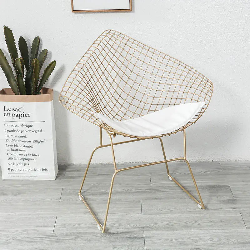 Style Loft Collection Forged Iron Backrest Stool