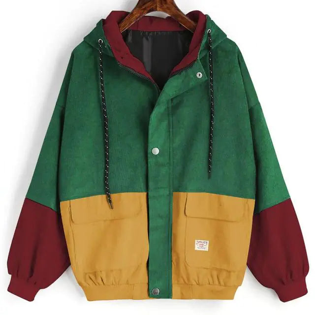 Style Loft Collection Unisex Oversized Corduroy Hoodie