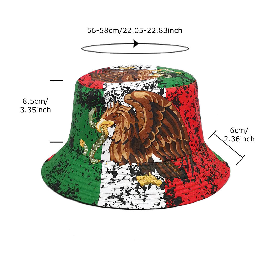 Eagle Pattern European And American Retro Nostalgic Fashion Bucket Hat