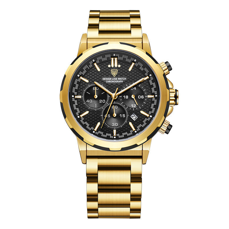Classic Multifunction Steel Watch