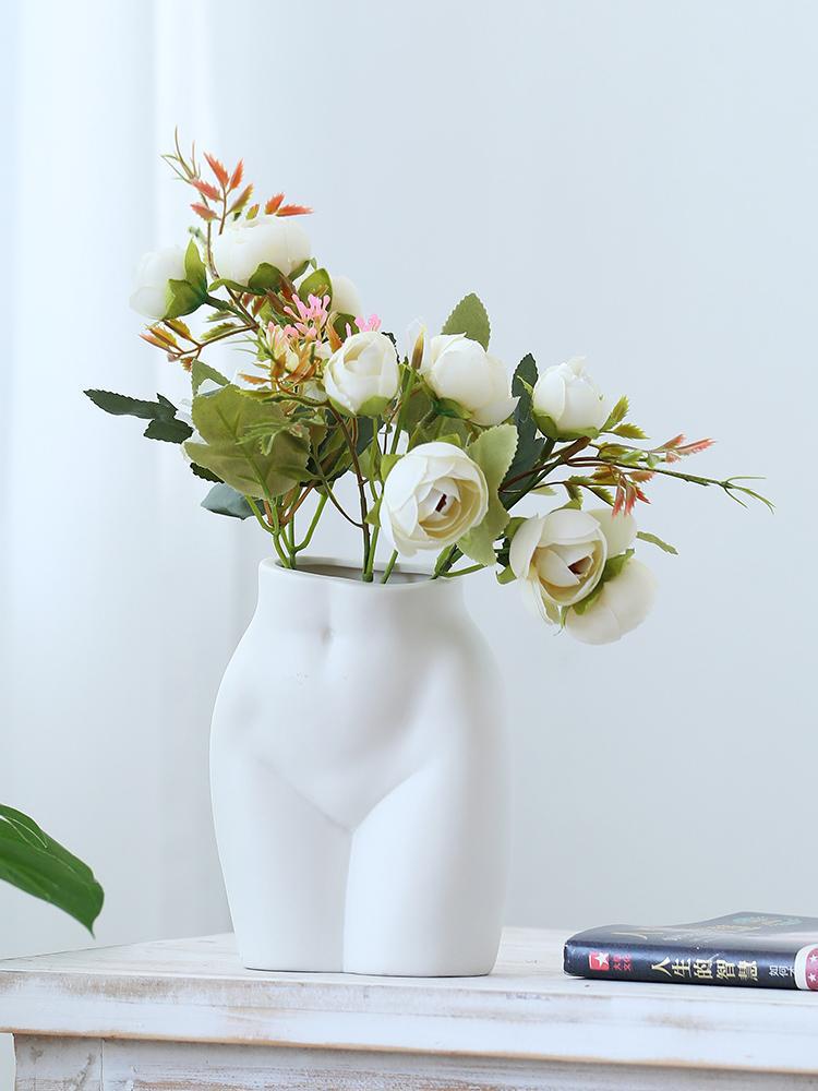 Half Body Abstract Art Vase Ornaments
