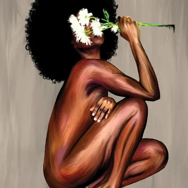 Abstract Women's Nude Oil Painting Sexy Body Art Canvas