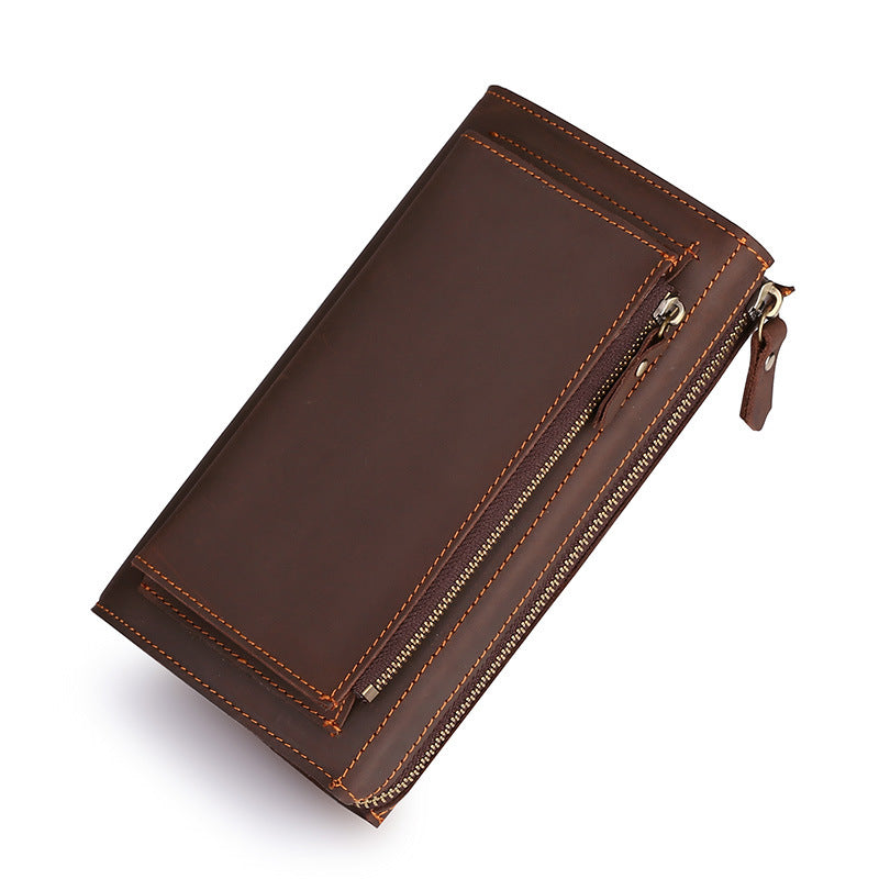 Leather Hand-held Mobile Phone Wallet