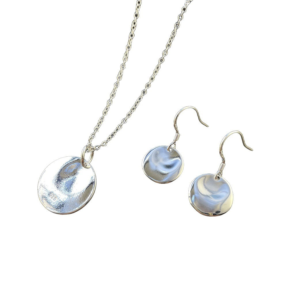 Silver Necklace Ring Suit Flying Saucer
