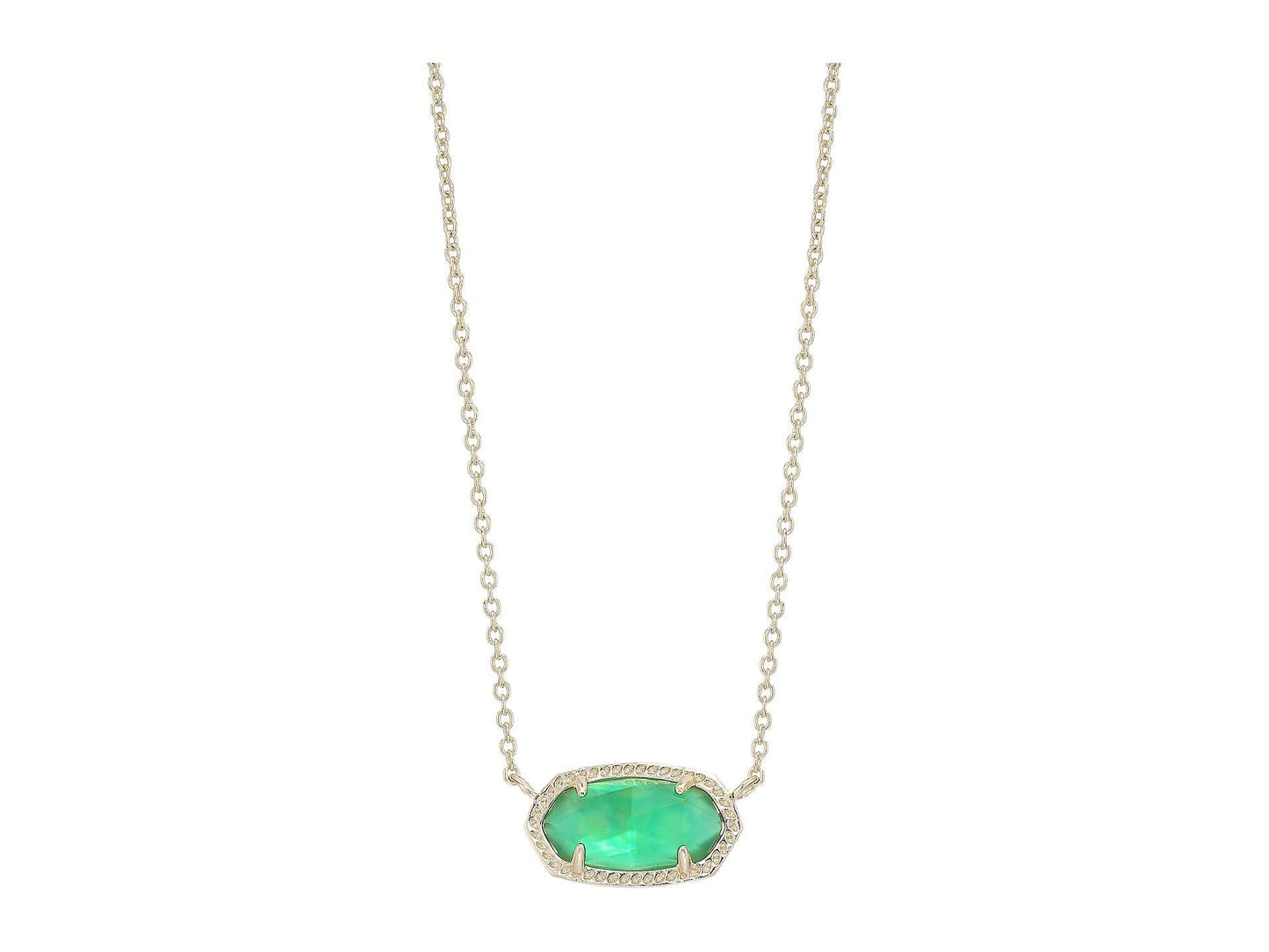 Kendra Scott Elisa Pendant Necklace - 14k Gold Plated Delicate Fashion Jewelry for Women