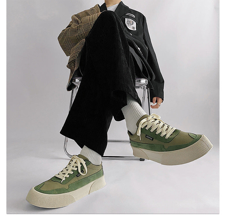 Low-top Platform Student Sneakers: Casual and Breathable