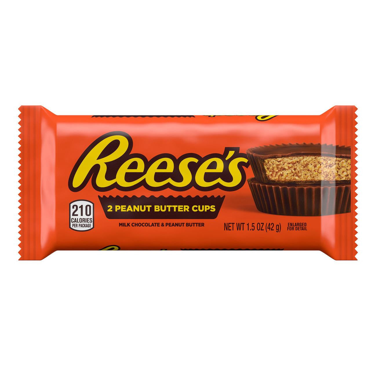Reese's Milk Chocolate Peanut Butter Cups, Candy Pack, 1.5 Oz