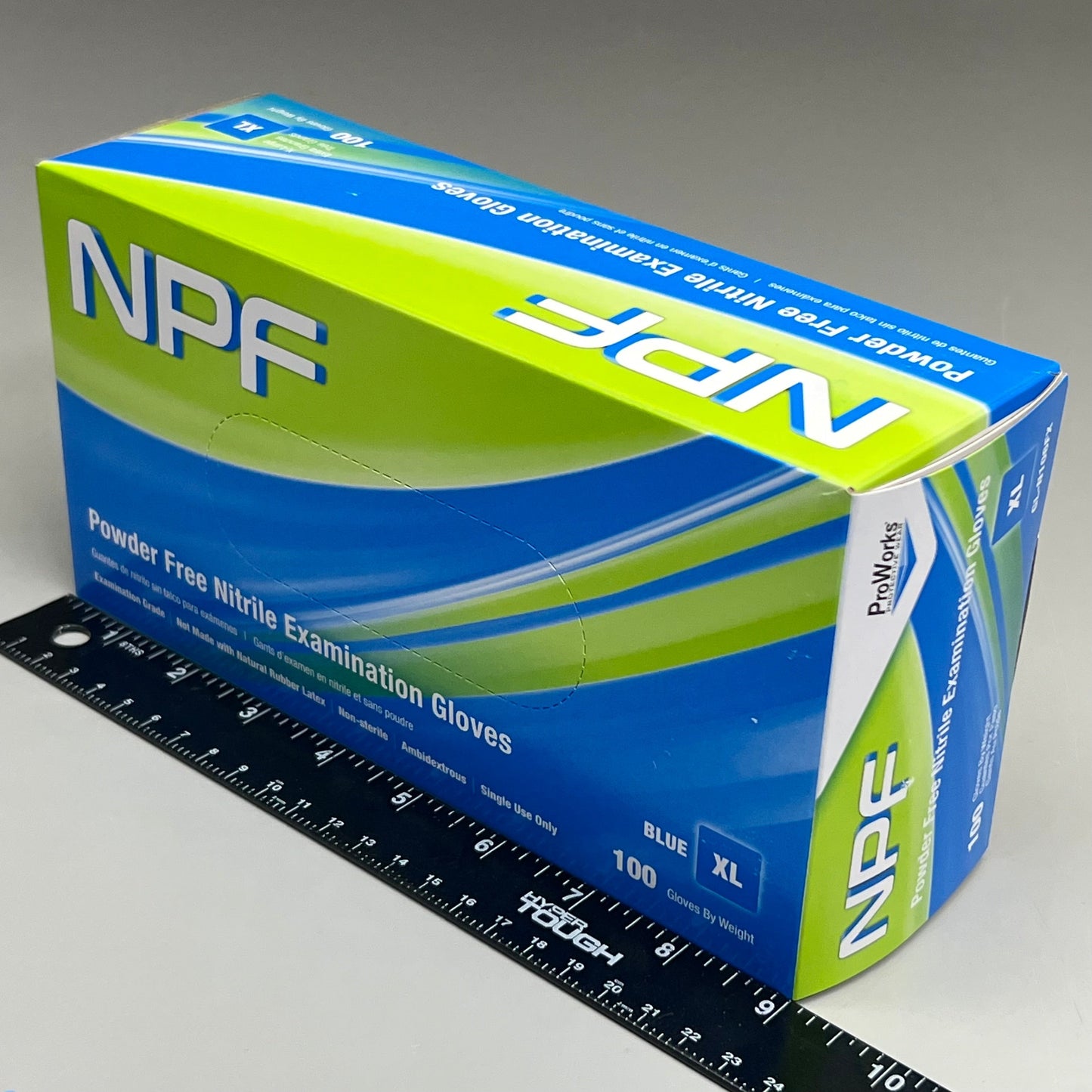 HOSPECO NPF (1,000 PACK) Nitrile Powder Free Exam Gloves Sz S Blue GL-N106FS
