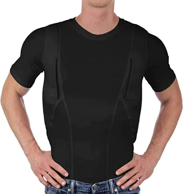 Style Loft Collection SecureStyle Concealed Carry Tactical Short Sleeve T-Shirt