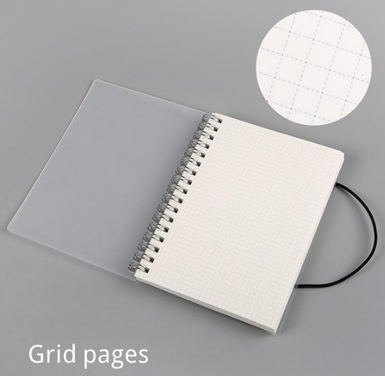 Plastic Cover Spiral Coil Notebook