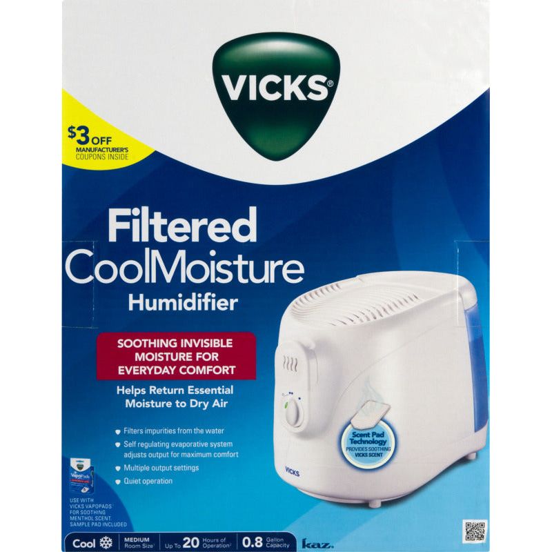 Vicks Humidifier Filtered CoolMoisture