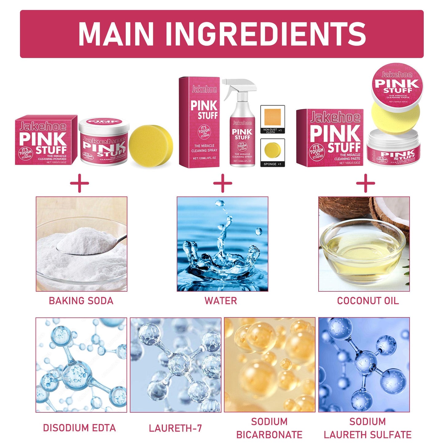 The Miracle Cleaning Paste, Kitchen Fume Cleaning Cream Powerful Multi-Effect Cleaning Oil Stains