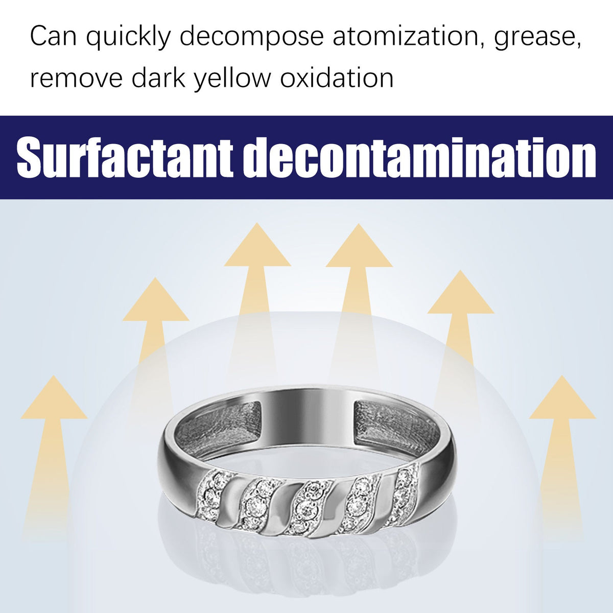 Jewelry Cleaning Diamond Ring Necklace Gold Cleaning Rust And Ash Removal Cleaner