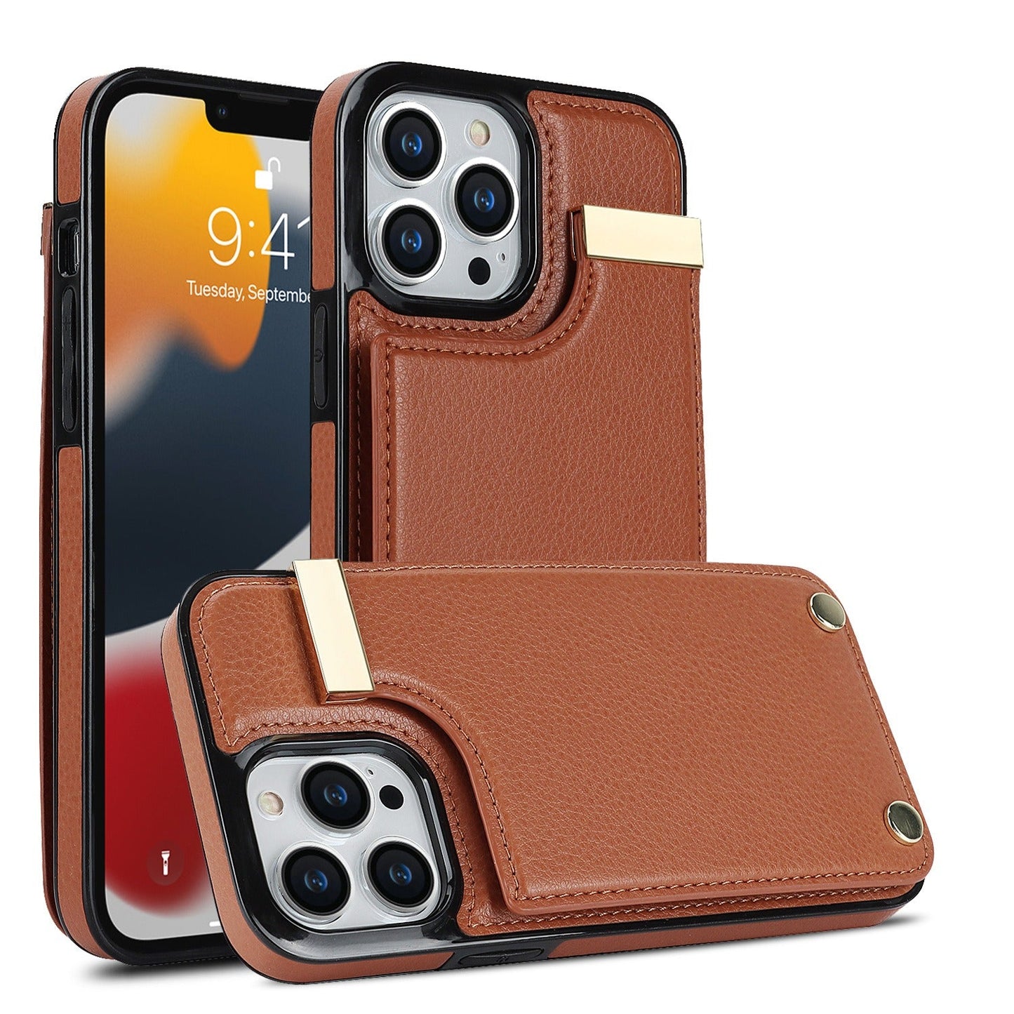 IPhone 15 Promax phone case suitable for Apple 14 organ card insertion phone case