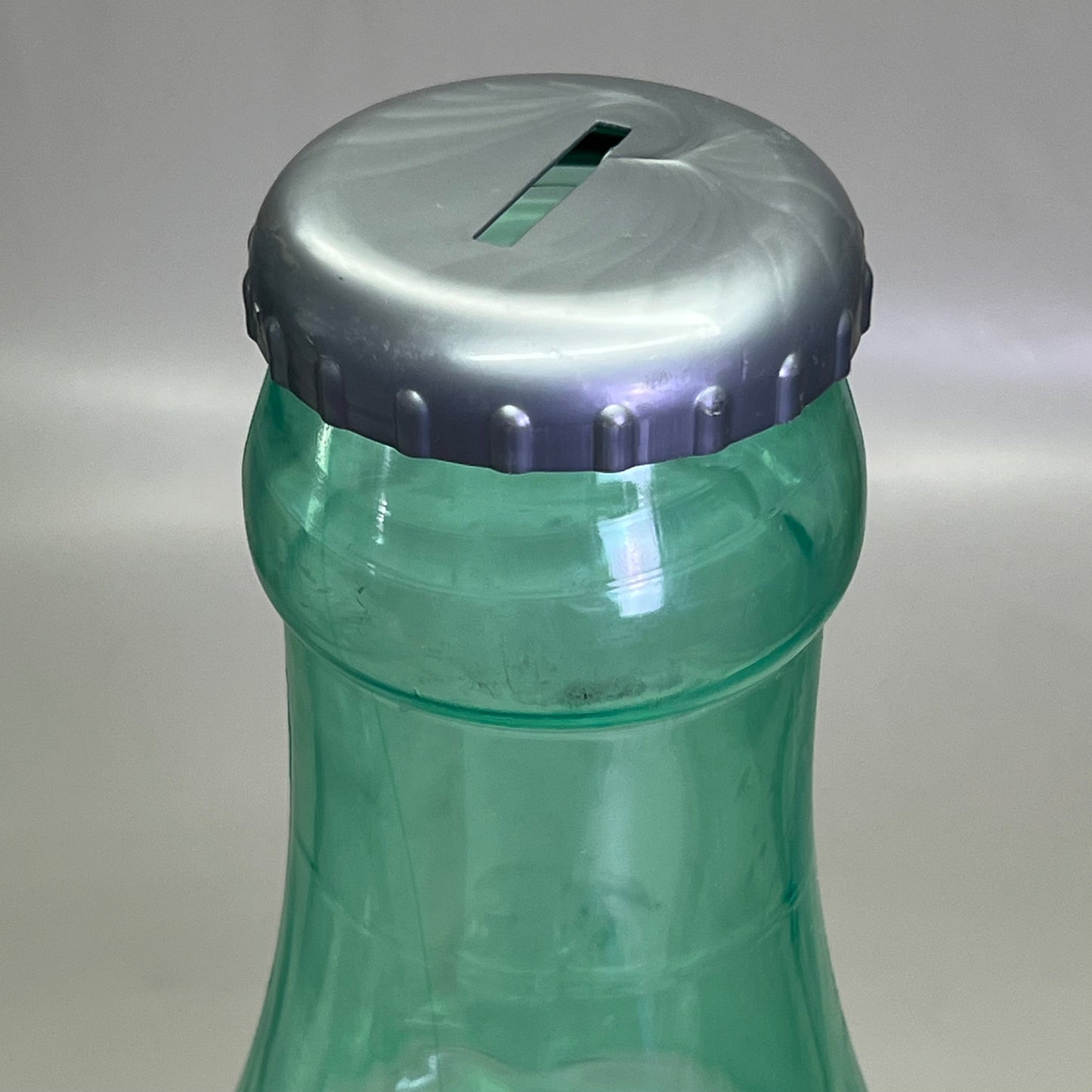 ZA@ COCA-COLA (2 PACK) Plastic Coke Bottle Bank 22"H Green & Red (AS-IS) A