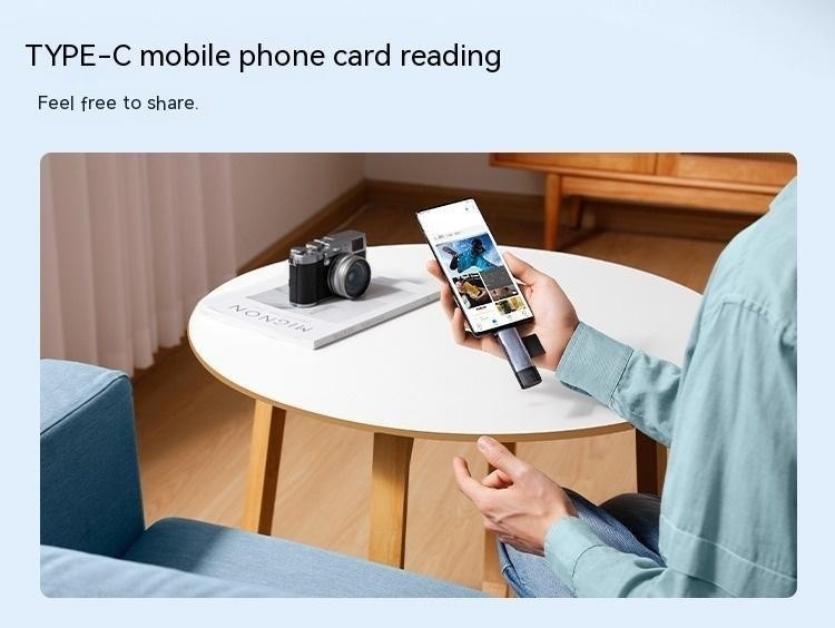 Multi-Function TF to Type-C Memory Card Reader