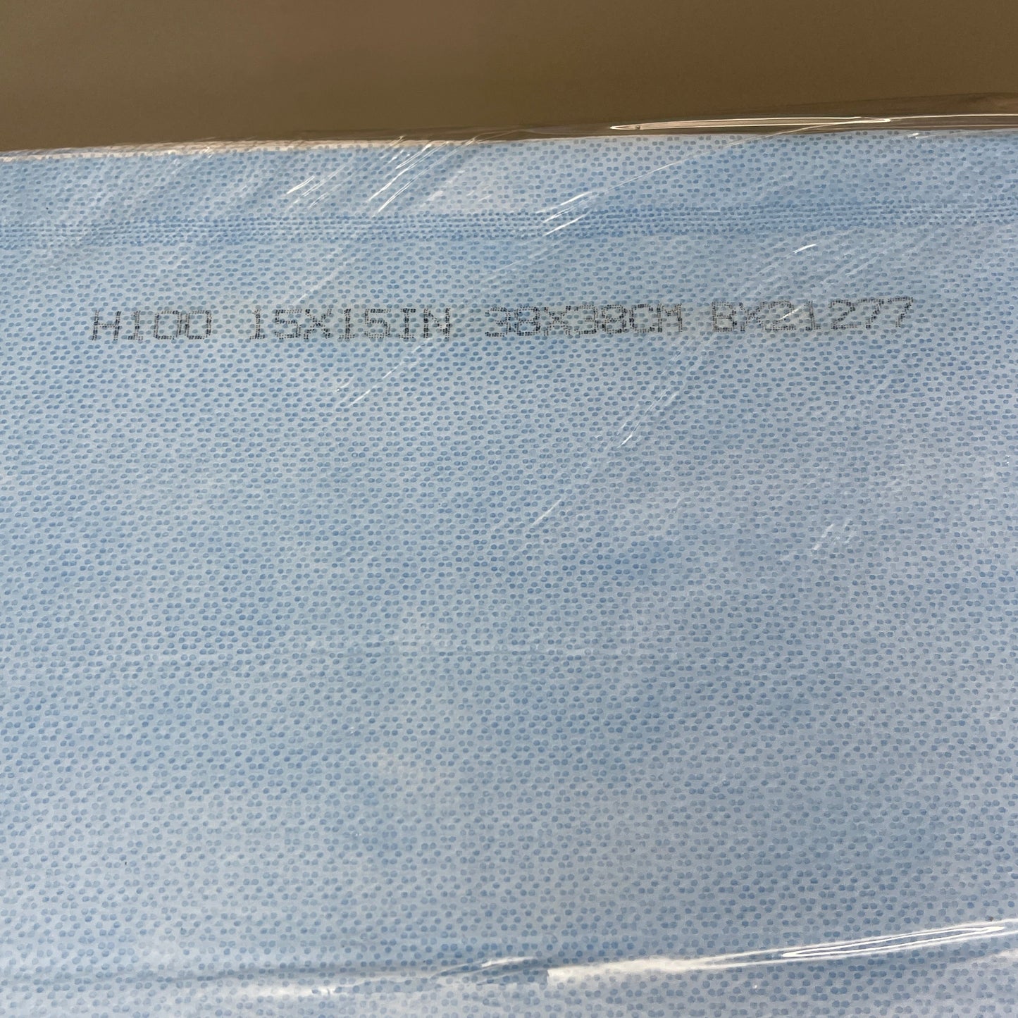 HALYARD 480-PACK! Quick Check Sterilization Wrap H100 15" x 15" Light Blue 34170