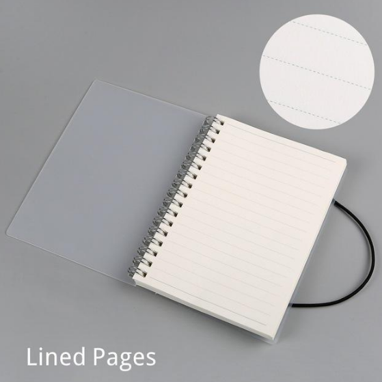 Plastic Cover Spiral Coil Notebook