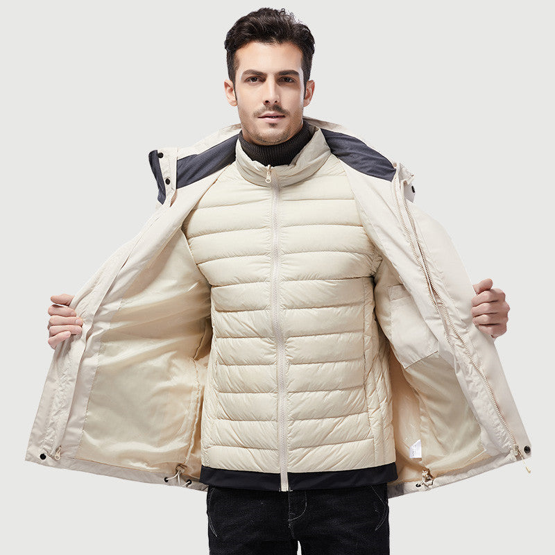 Men's and Women's Outdoor 3-in-1 Jacket for Sports