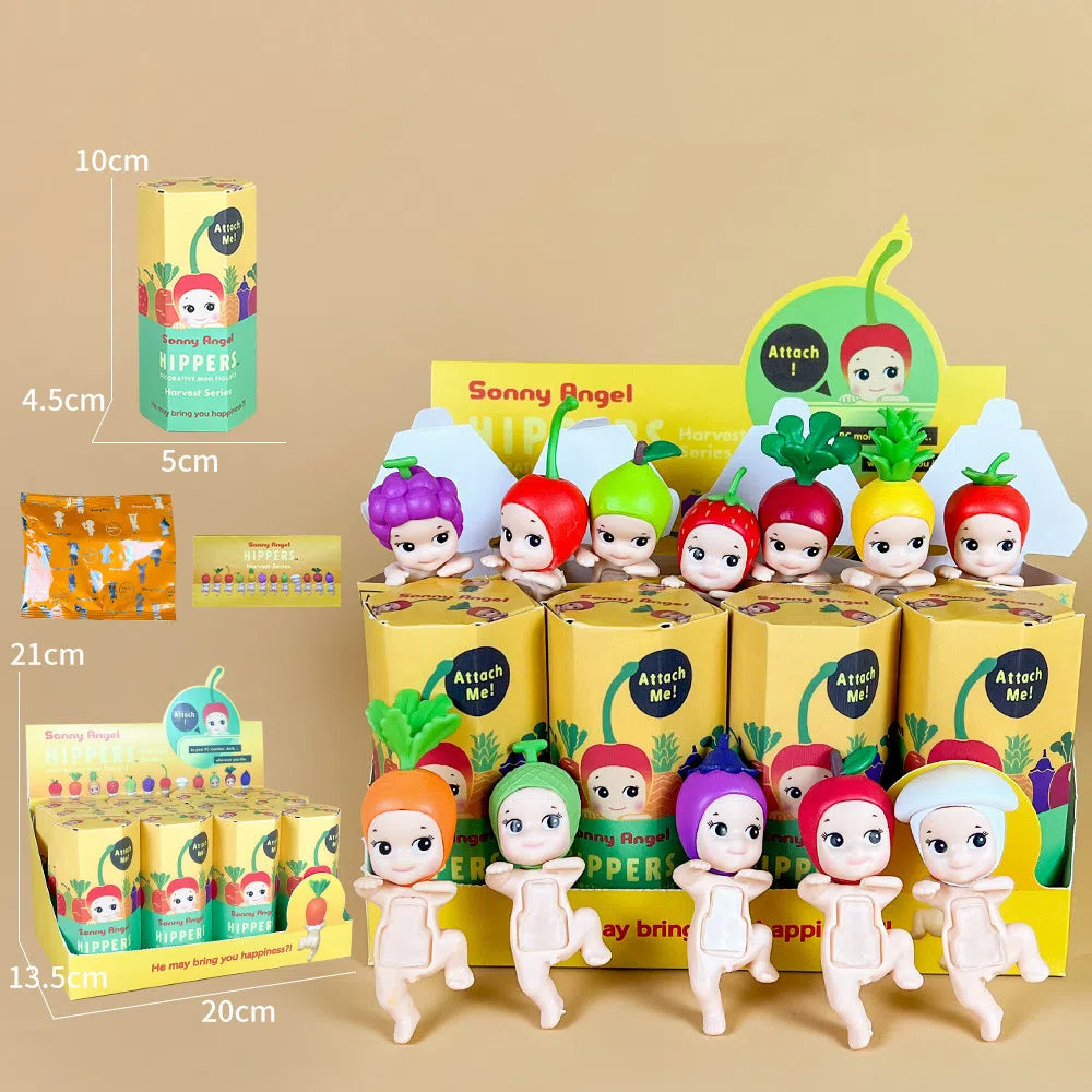Party Angel Cheek Blind Box Car Ornament Mobile phone Decoration Handmade Anime Doll Finished End Box