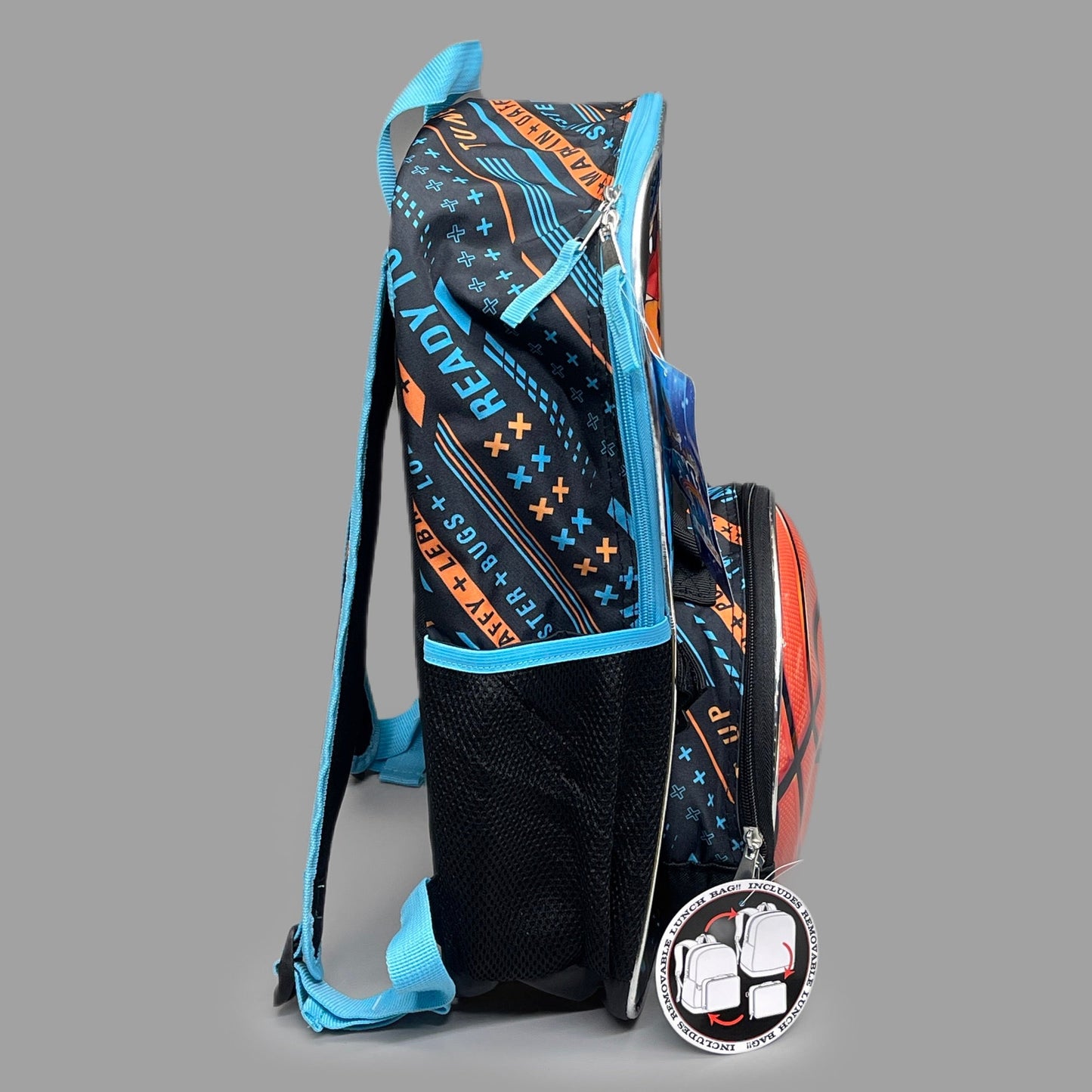 ACCESSORY INNOVATIONS Space Jam 5-PK (LeBron James) Backpack & Lunch Bag Blue
