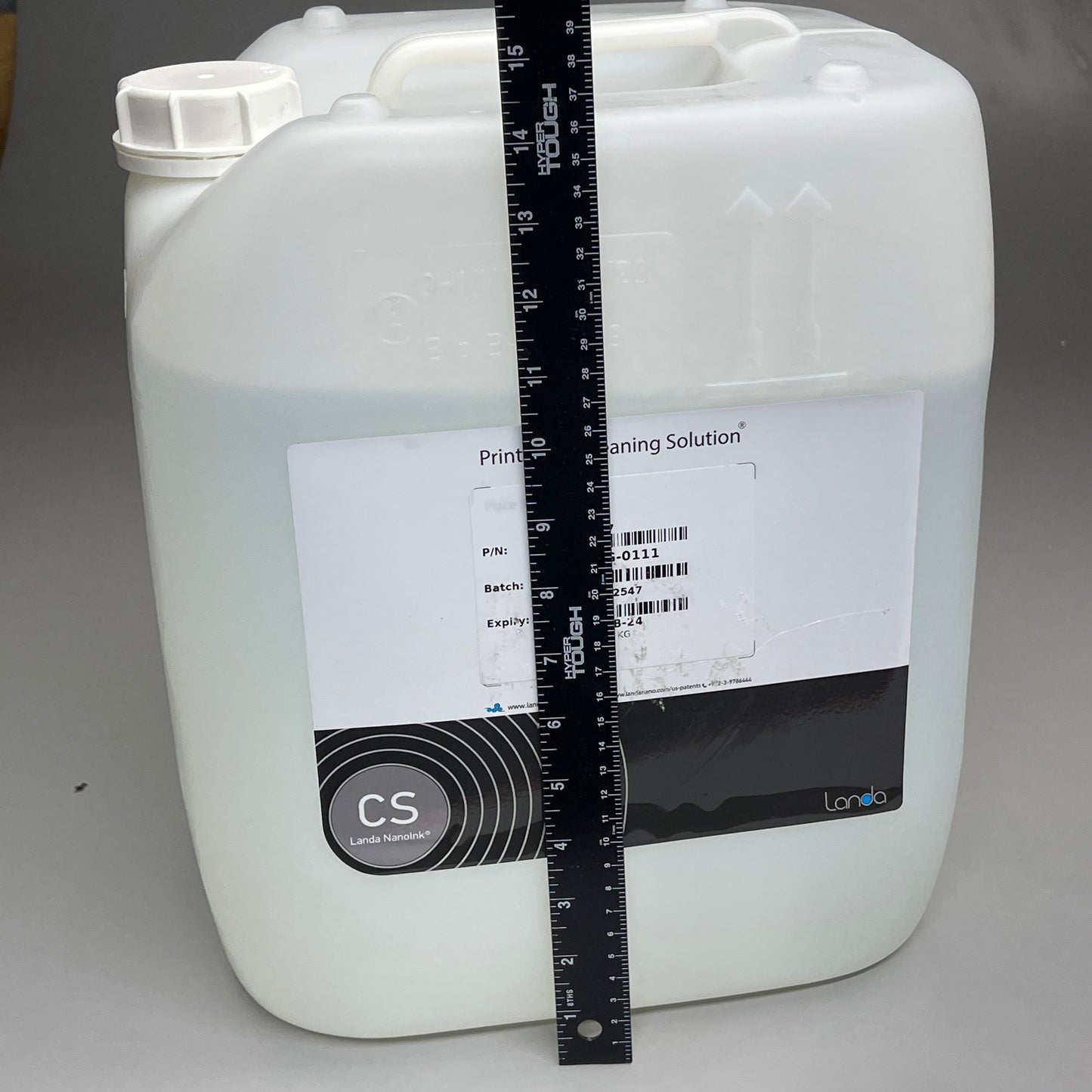 CS LANDA NANOINK Printhead Cleaning Solution 25Kg, 6.6 Gal (55-IXFG-0111) BB 02/24