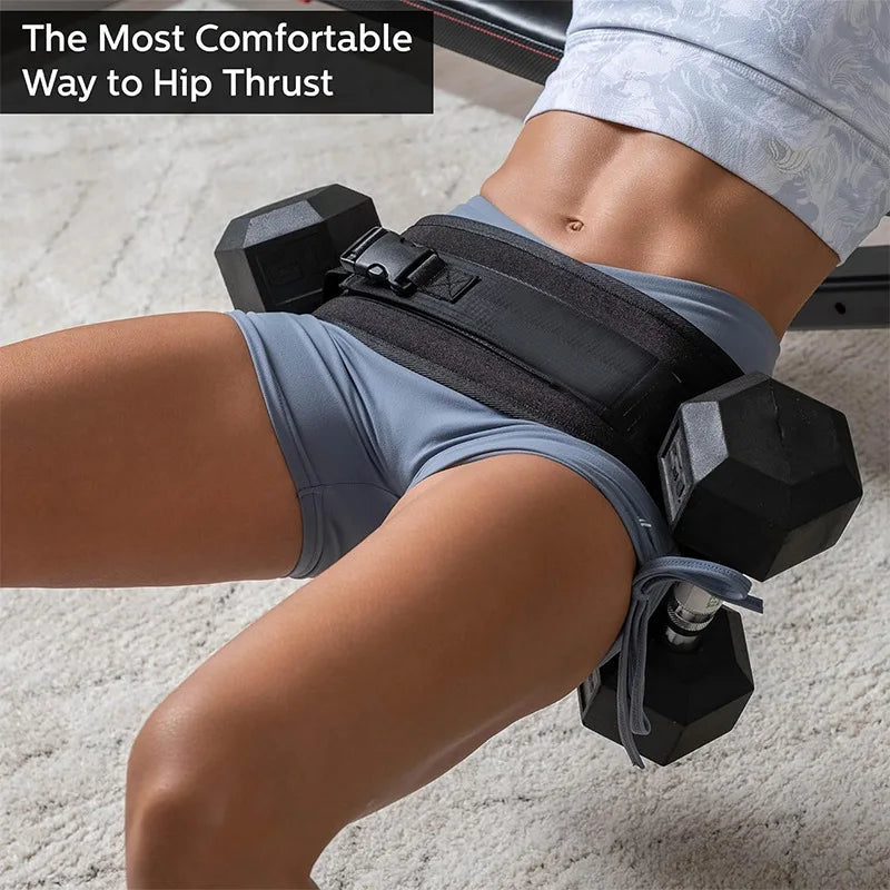 Hip bridge weight-bearing belt hip push hip training belt