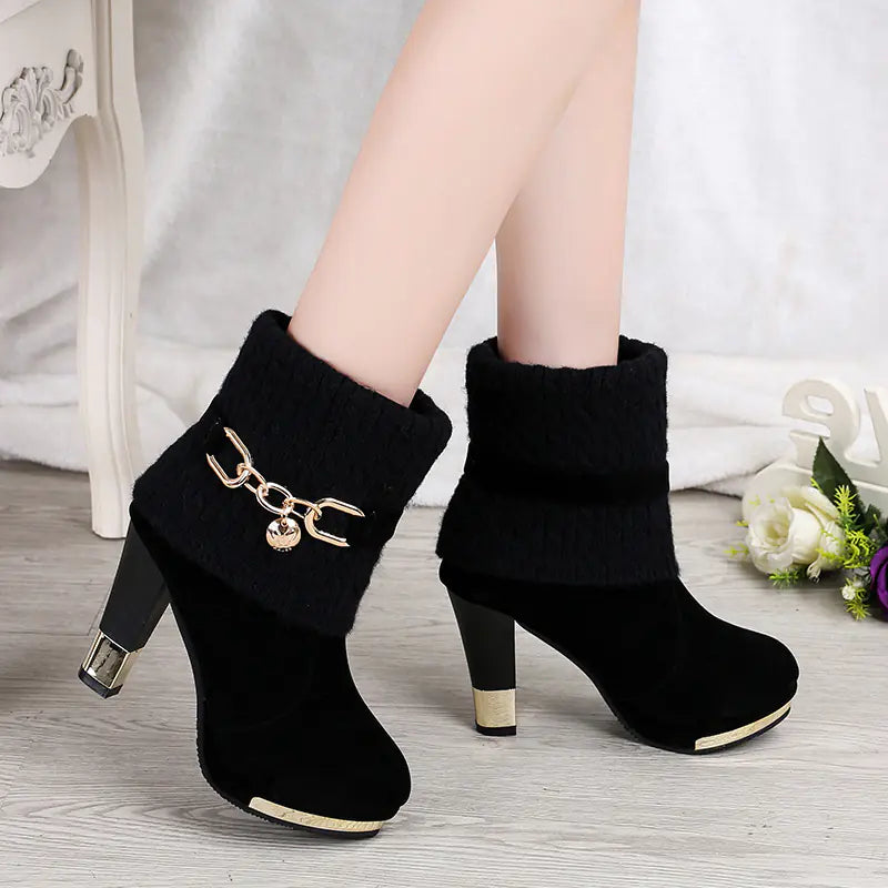 Style Loft Collection Saint-Jean-de-Maurienne Mid-Calf Suede Boots