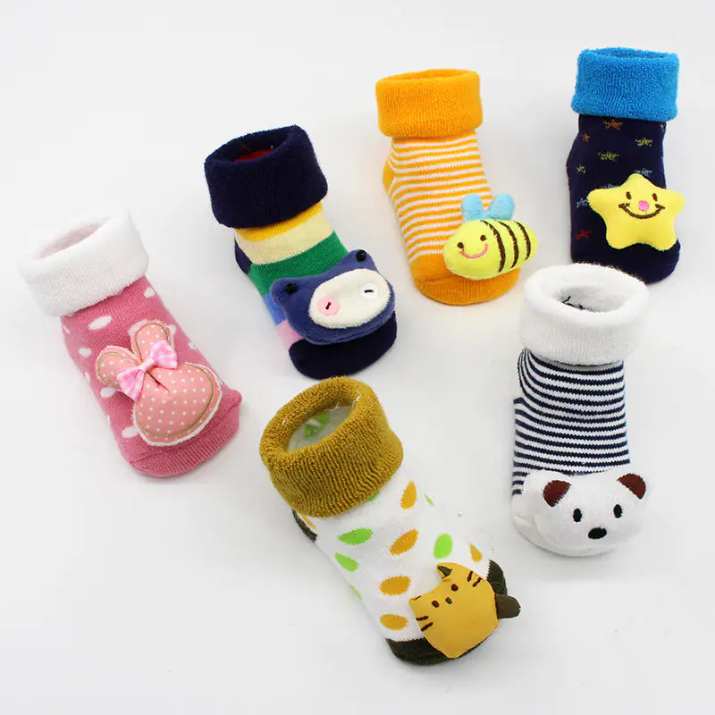 Style Loft Collection Animal Steppers Non-Slip Socks