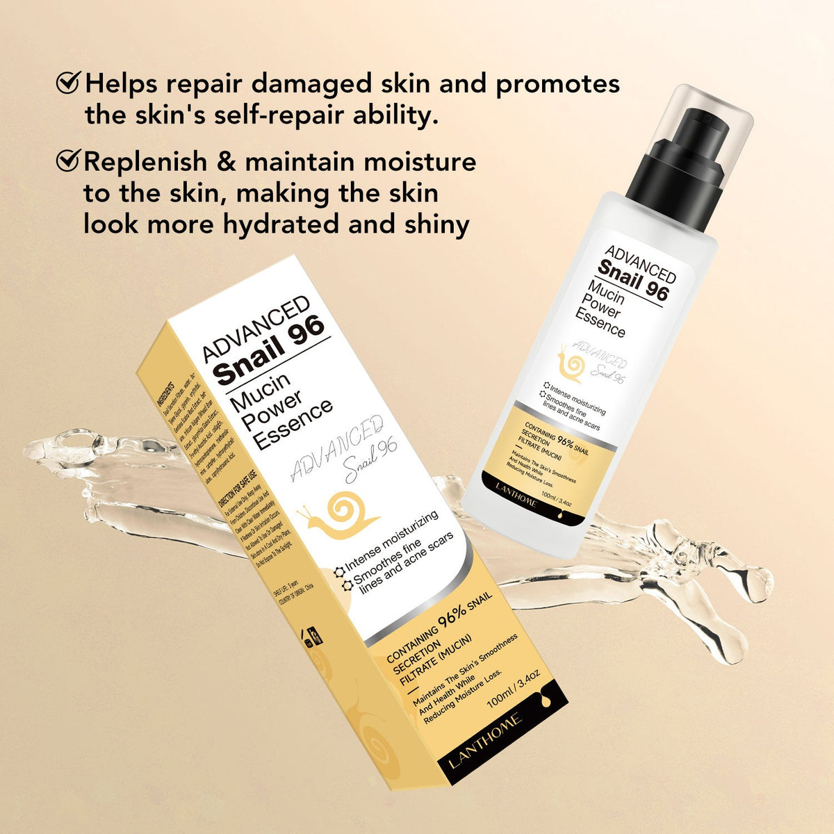 Snail Snail Serum Moisturizing Facial Care
