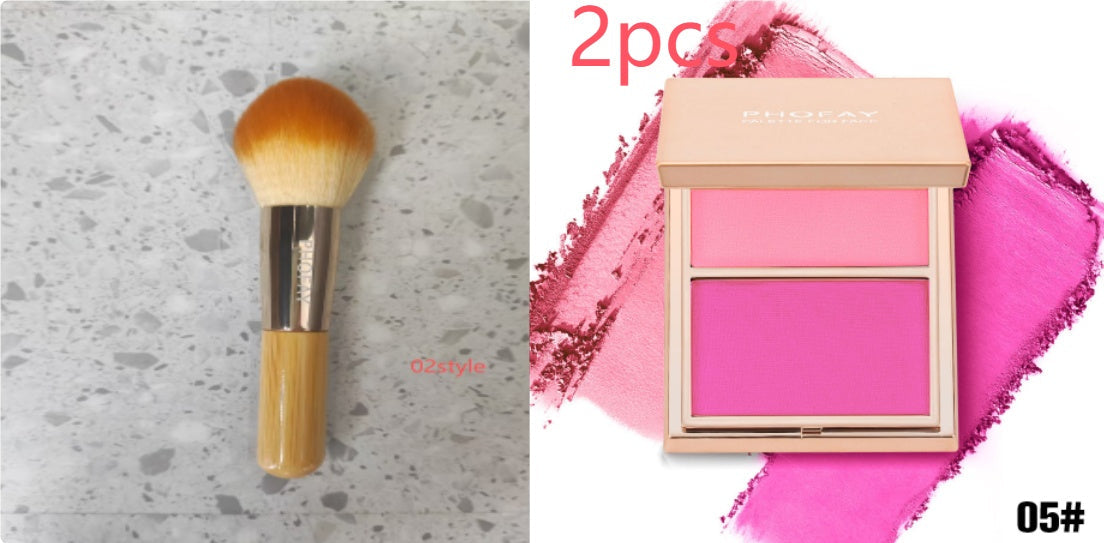 PHOFAY Double-Take Cream & Powder Blush Duo