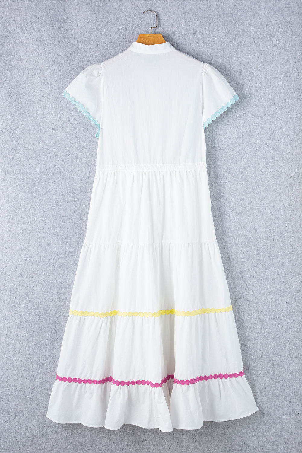Back-to-School Crisp Button-Up Mini Dress