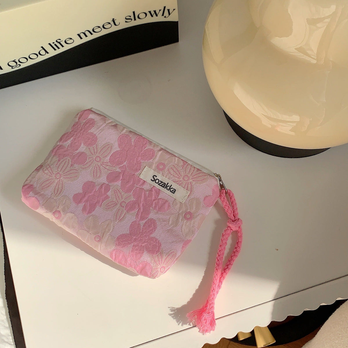 Female Cosmetic Bag Portable Coin Purse Wash Bag