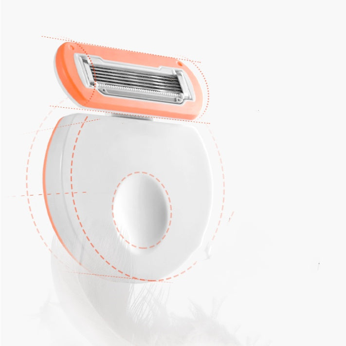 Small Polka Dot Hair Removal Women's Underarm Shaving Knife