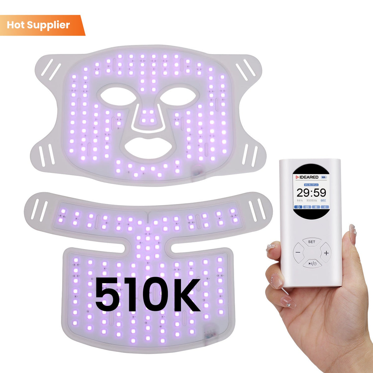 LED Mask Instrument Silicone Photon IPL Device Beauty Mask