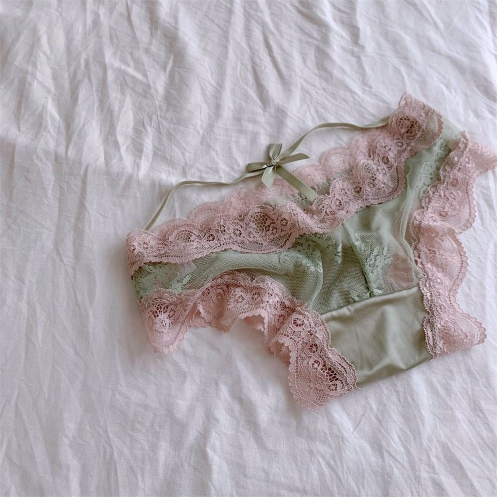Sexy Lace Underwear Women Girl Student Underwear Pure Cotton Crotch Briefs