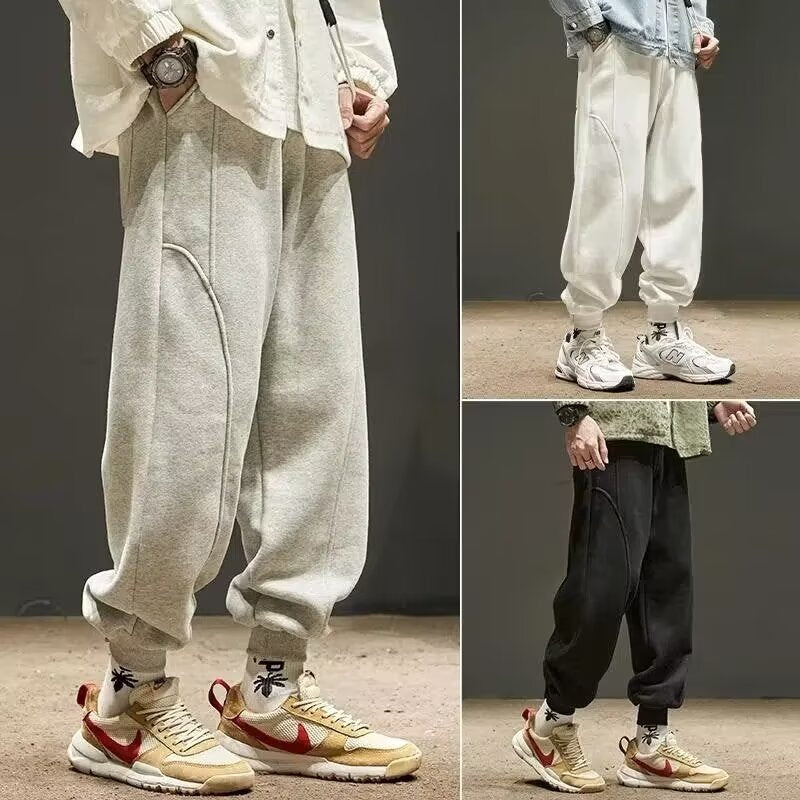 Leg-binding Sports Solid Color Casual Pants