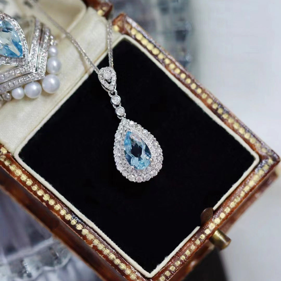 Mermaid Tears Gem Jewelry Set