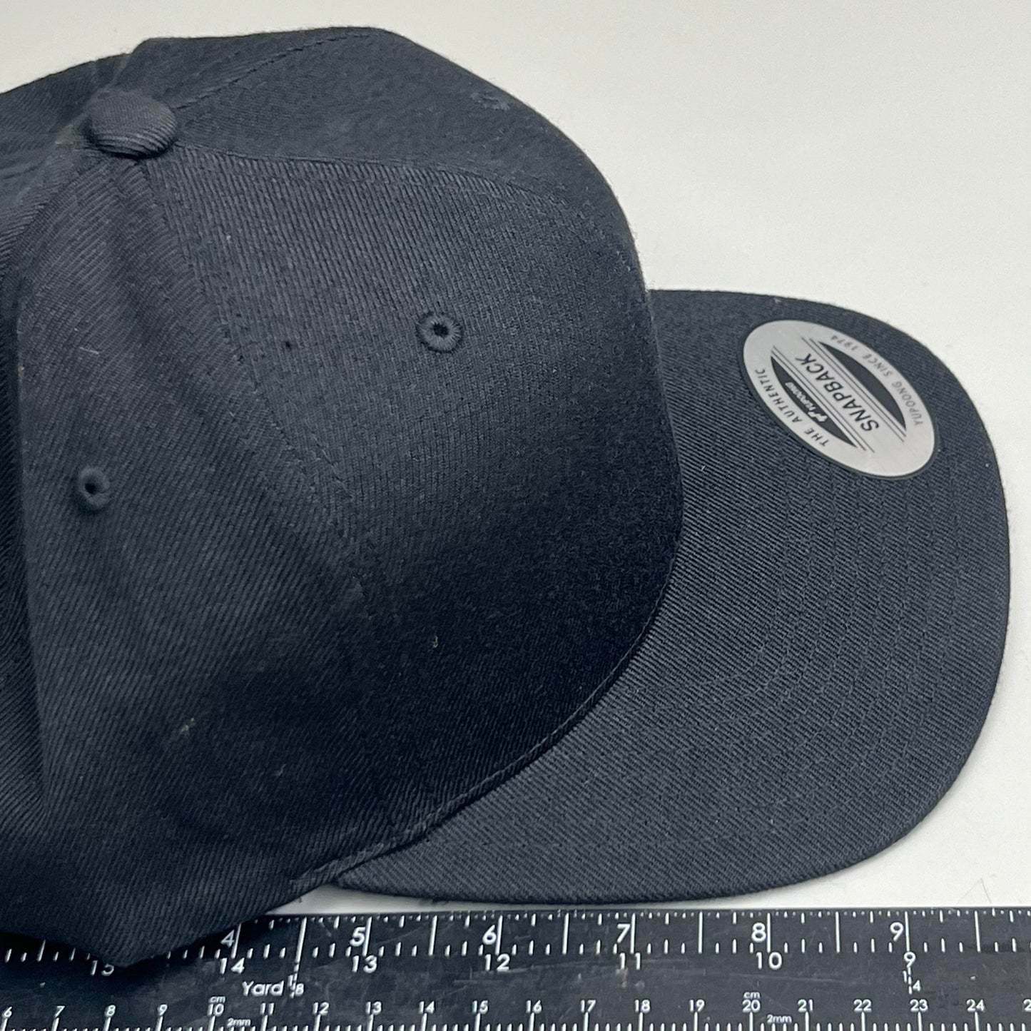 YUPOONG (10 PACK) Classic Snapback Baseball Cap Hat Black Bulk!