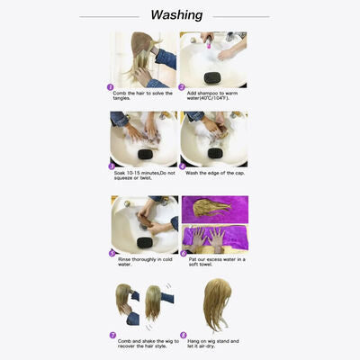 Synthetic Lace Front Mid-length Wavy Wig, 12"