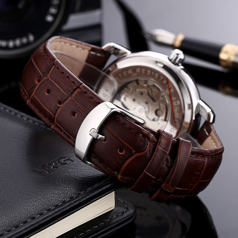 JUNMING Men's Roman Numeral Automatic Watch