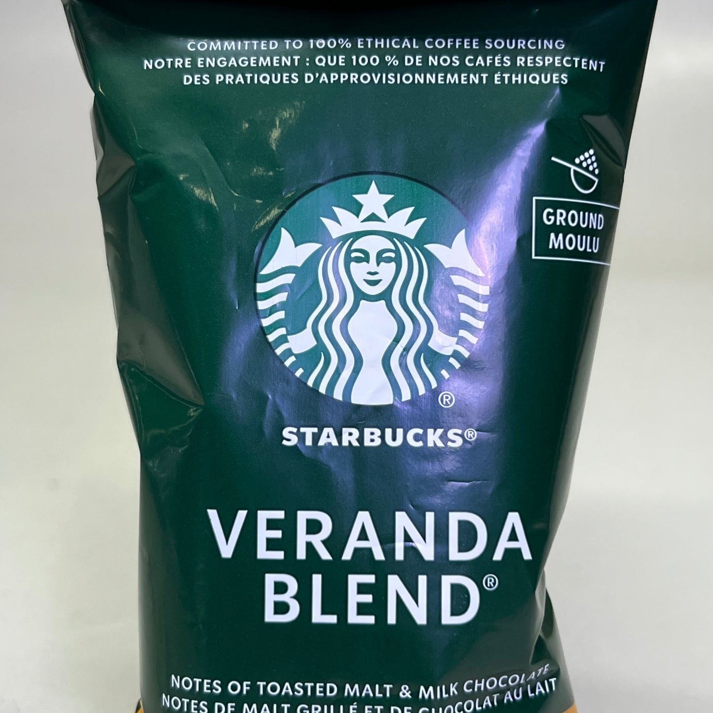 ZA@ STARBUCKS (18 PACK) Veranda Blend Ground Coffee, Blonde Roas 2.5 oz Green 11137306 BB 12/25 B