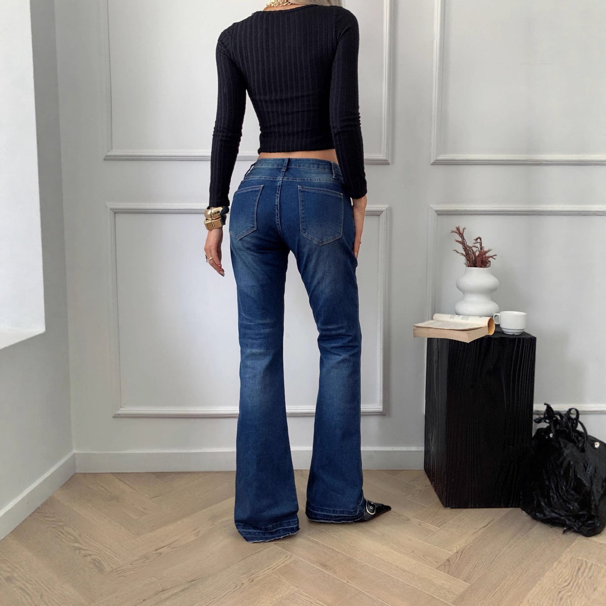 Slimming Versatile Denim Culottes That Graze The Floor
