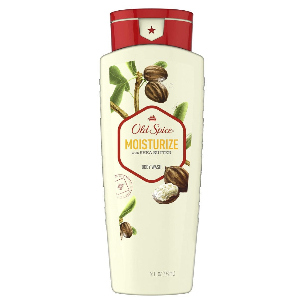 Old Spice Body Wash For Men Moisturize With Shea Butter 16 Fl Oz