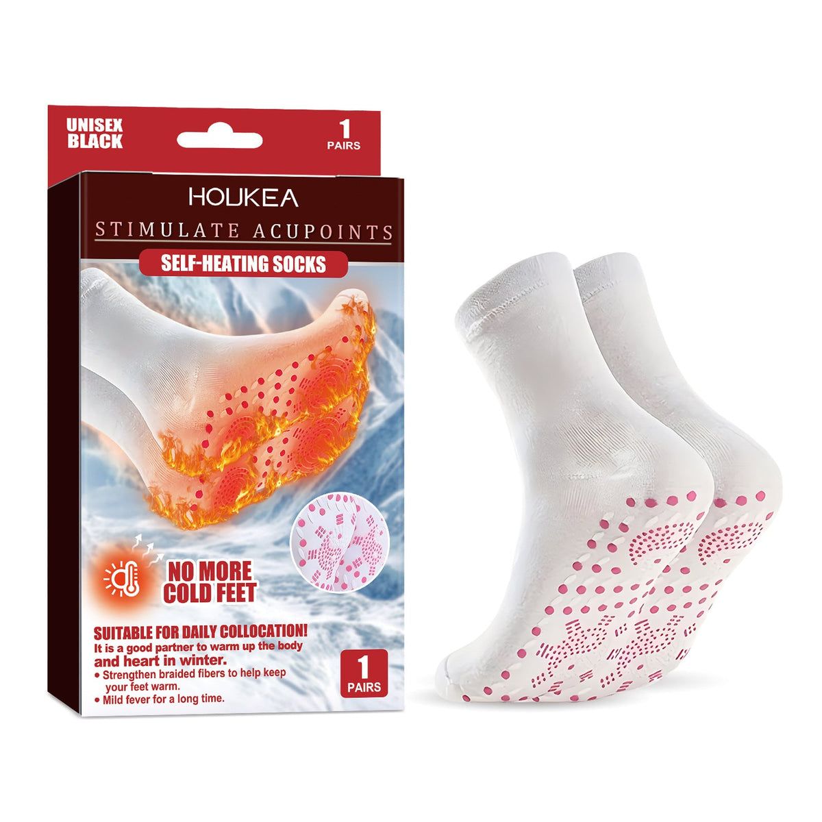 Cold-proof Foot Massage Warm Socks