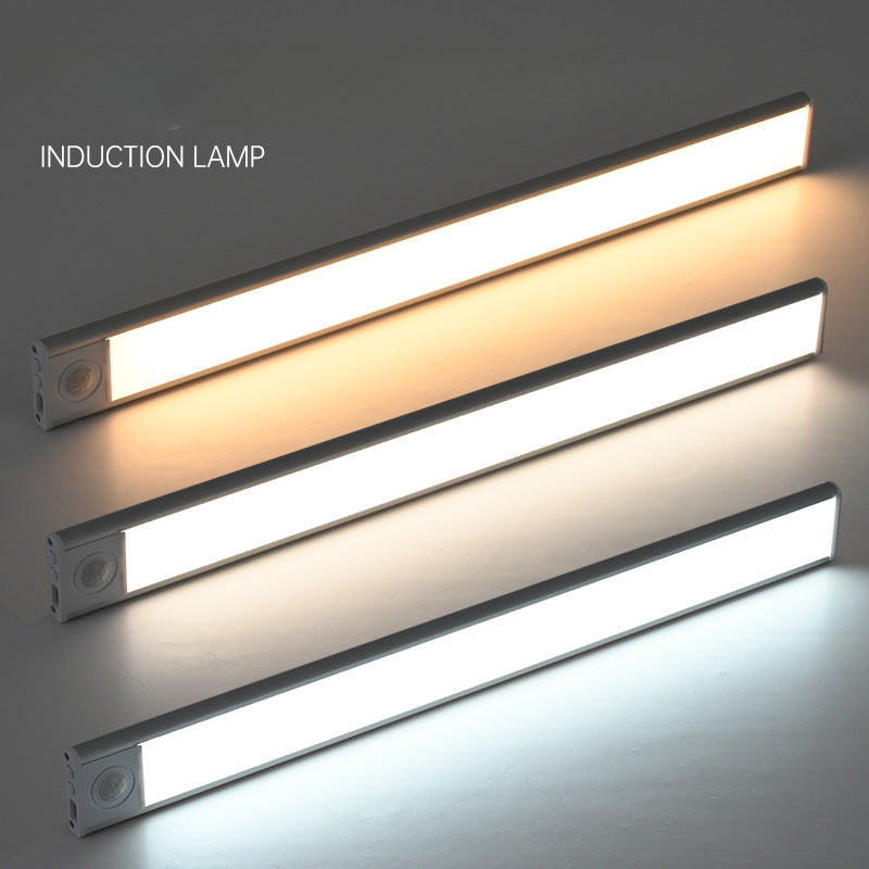 Intelligent ultra-thin wireless LED human body sensing light rechargeable magnetic strip light strip light strip
