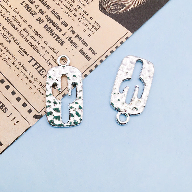Denim Series Silver Alloy Pendant