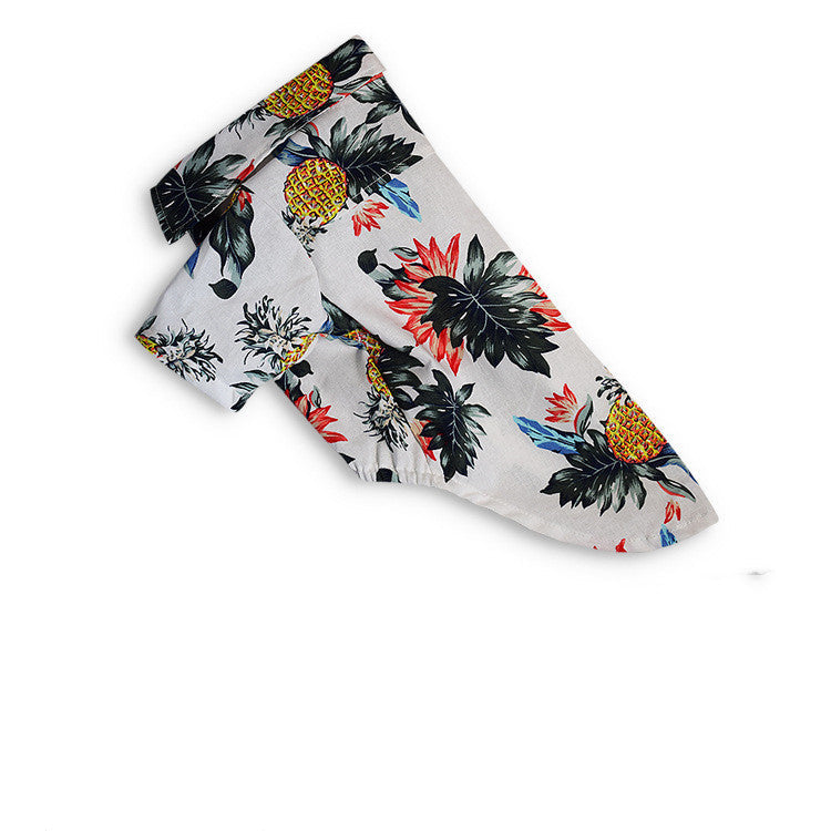 Hawaiian dog style shirt clothes