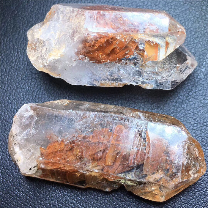 Natural White Crystal Skeleton Backbone Rough Stone